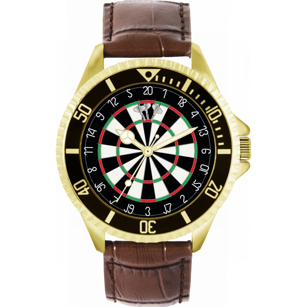 Toff London Mens White Dartboard 180 Watch