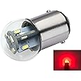 Aero-Lites.com #90 Miniature Bulb LED Replacement | 12/14 Volt AC/DC | Base Style: BA15D | Replaces Filament Bulbs: #90, #68, #96, #1178 (Red; 1-Pack)