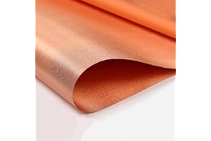 Amradield Pure Copper Faraday Fabric Cloth 39"x43" for WiFi Cell Bluetooth GPS Grounding Mobile Phone Copper Fabric Material 