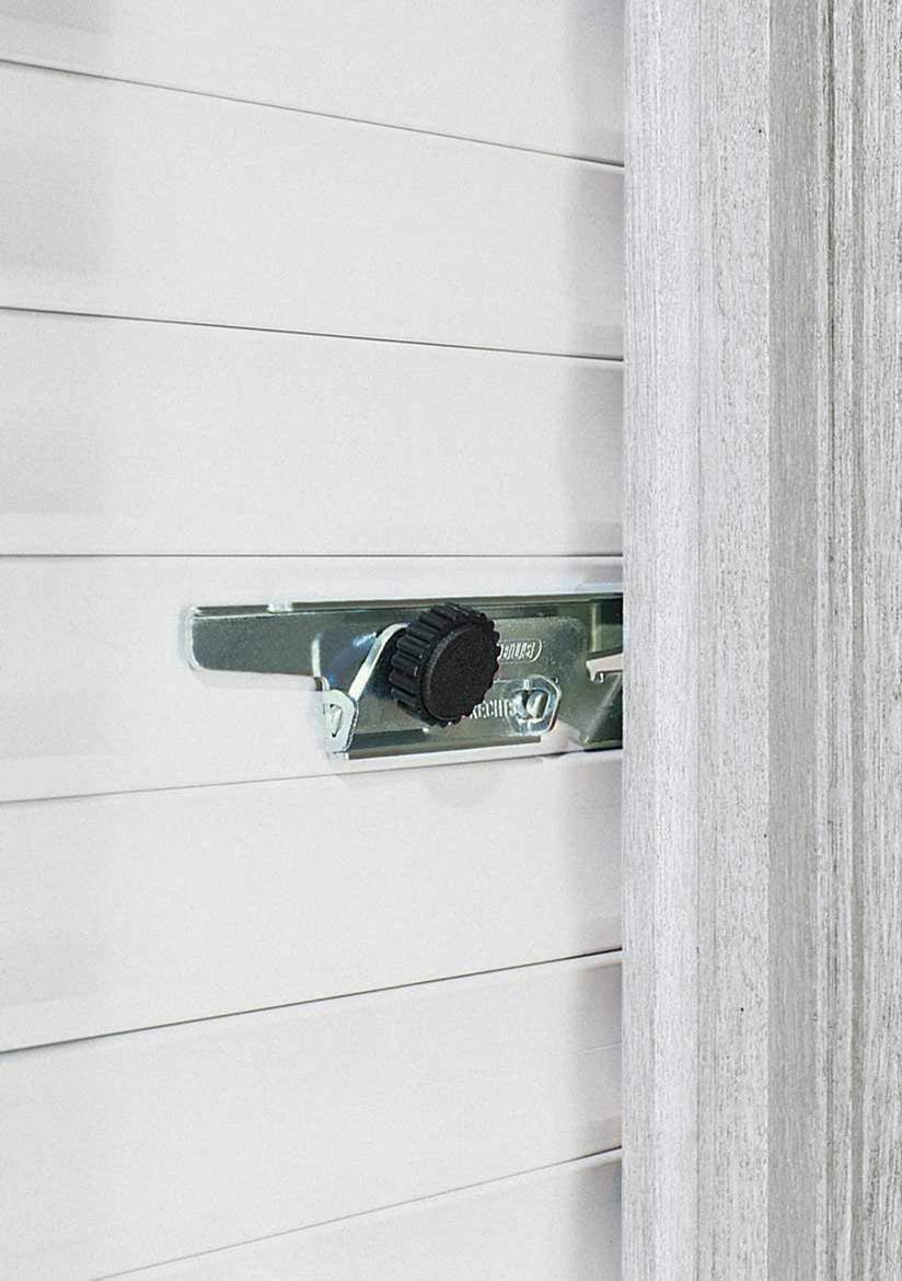 ABUS 33689 Blocks Shutter Silver