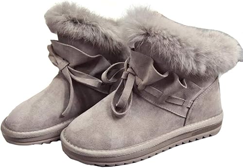 Amazon Piite レディース ショートブーツ 冬靴 ブーツ あったか ふわふわ 裏ボア 雪用ブーツカジュアル 防寒 防風 シューズ 滑り止め レースアップブーツ 厚手 ブーティ かわいい ブーツ ブーティ