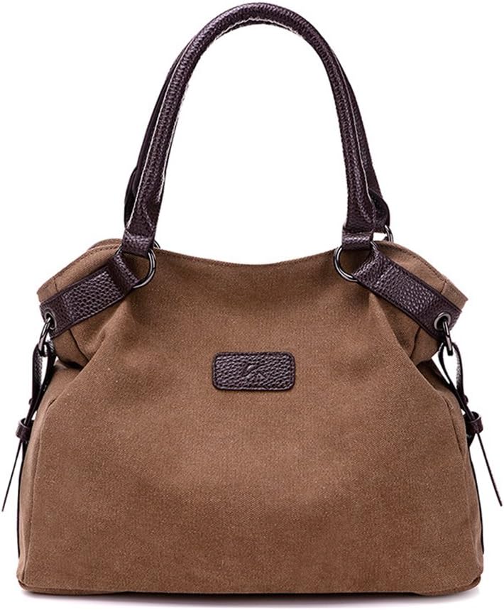 ZIIPOR Women's Canvas Handbags Totes Crossbody Shoulder Bag