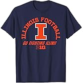 Illinois Fighting Illini Big 10 Football Logo T-Shirt