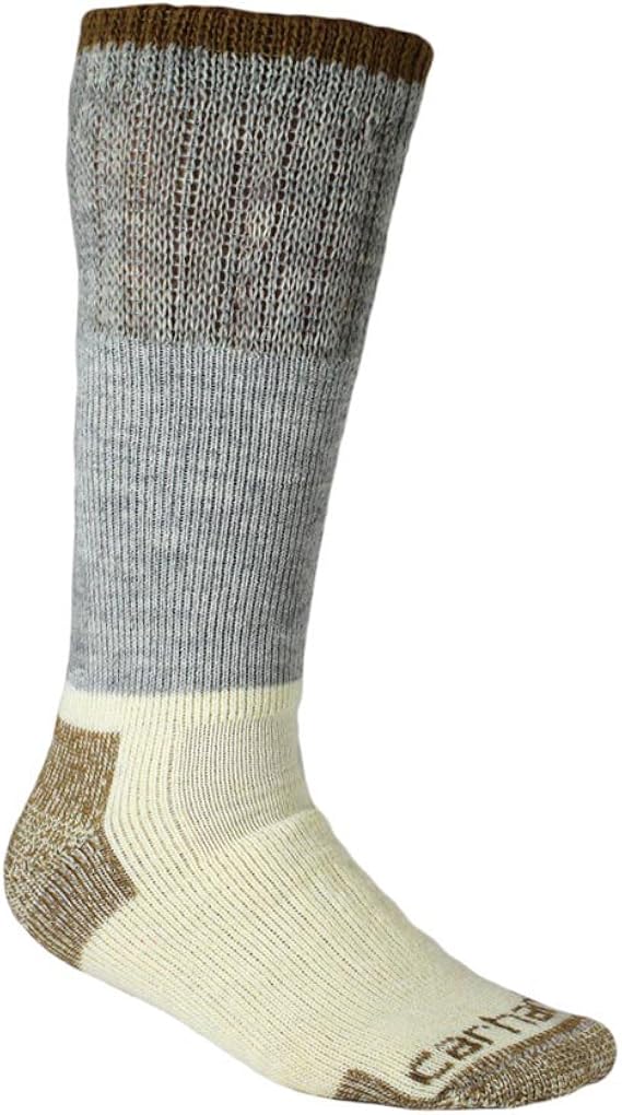 Carhartt Men's Artic Wool Boot Crew Socks 1Pair Pack Clothing