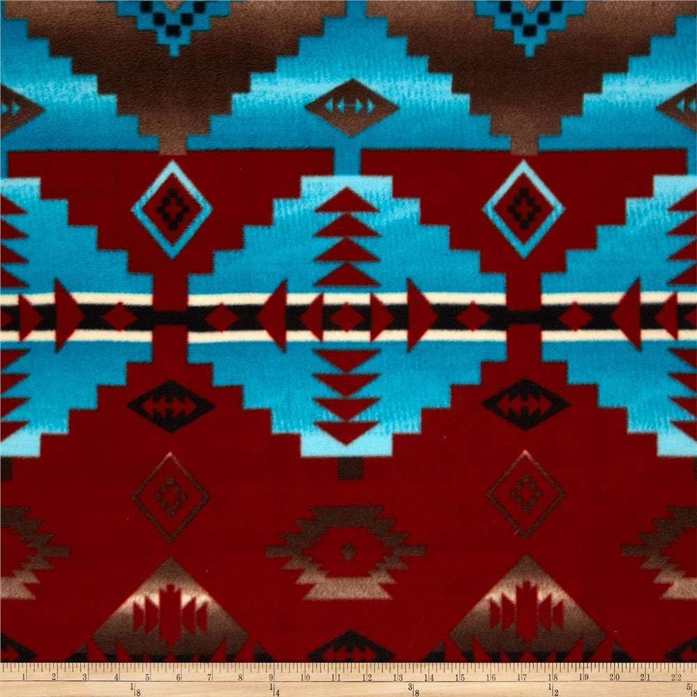 Baum Winterfleece Cody Copper, Fabric by the Yard