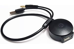 Bojer Bluetooth Adapter Compatible with Mini Cooper BMW Car Apple Android Phone Music AUX 3.5 Wireless Cable Capable Devices