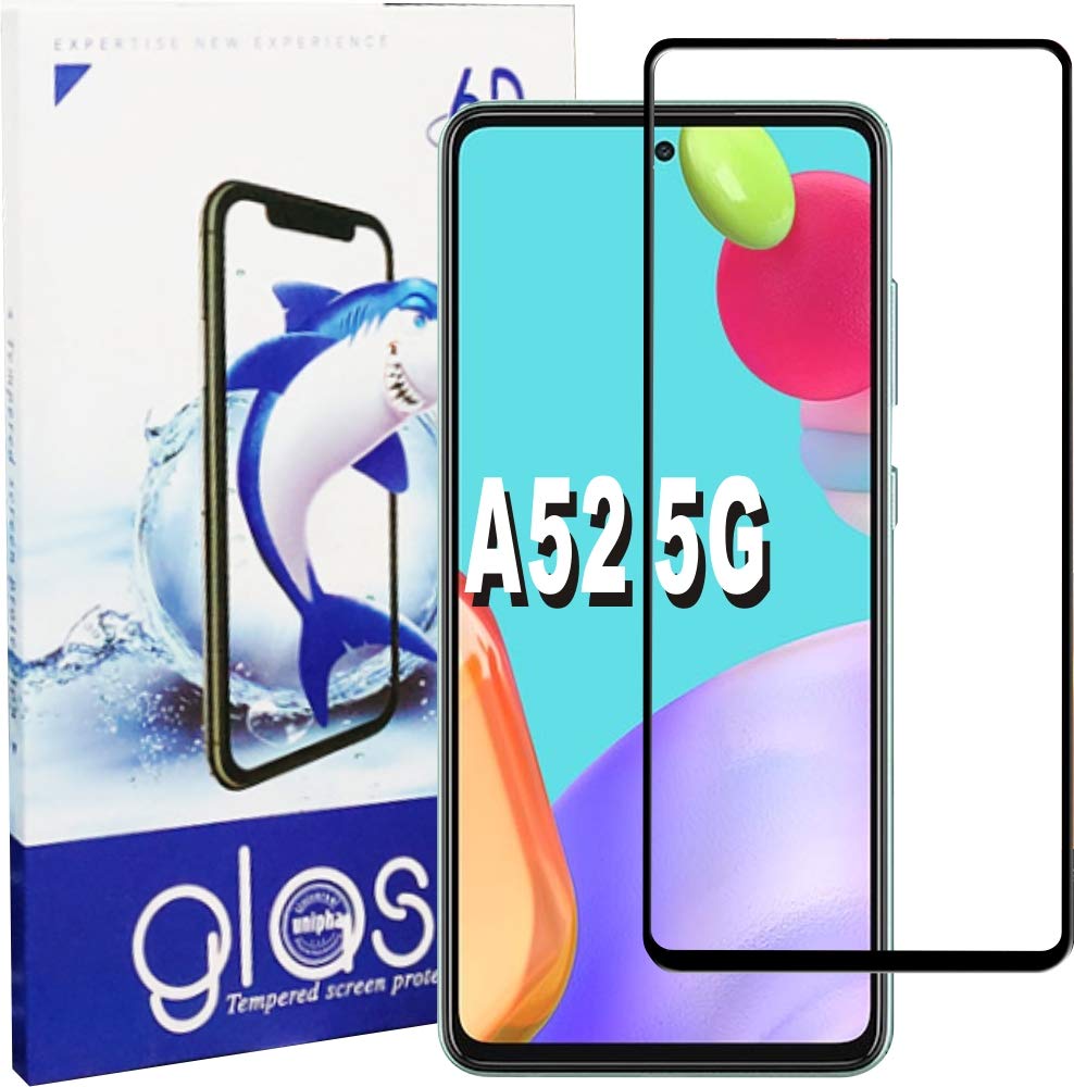Folmeikat Samsung Galaxy A52 5G, Galaxy A52S 5G, Galaxy A52 4G Tempered Glass Screen Protector [Bubble Free] For Samsung Galaxy A52S 5G Glass Screen Protector 6.5"