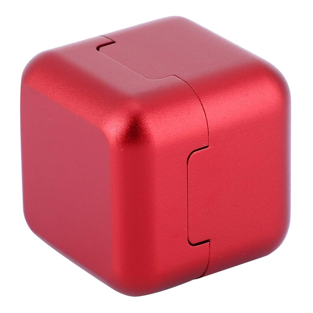 Portable Aluminum Pool Chalk Holder - Mini Magnetic Billiard Accessory for Cue and Snooker (Red)