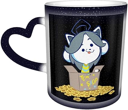Amazon Co Jp アンダー テール テミー イラスト 6 マグカップ コーヒーカップ 創意コップ おしゃれ かわいい 個性 陶器味がない 両面プリント 贈り物 食器 大容量300ml ホーム キッチン