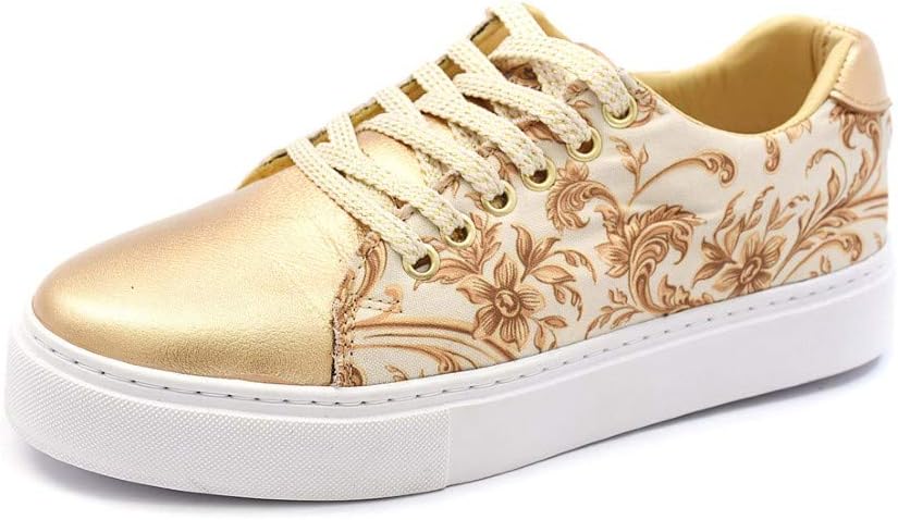 tenis casual feminino de couro