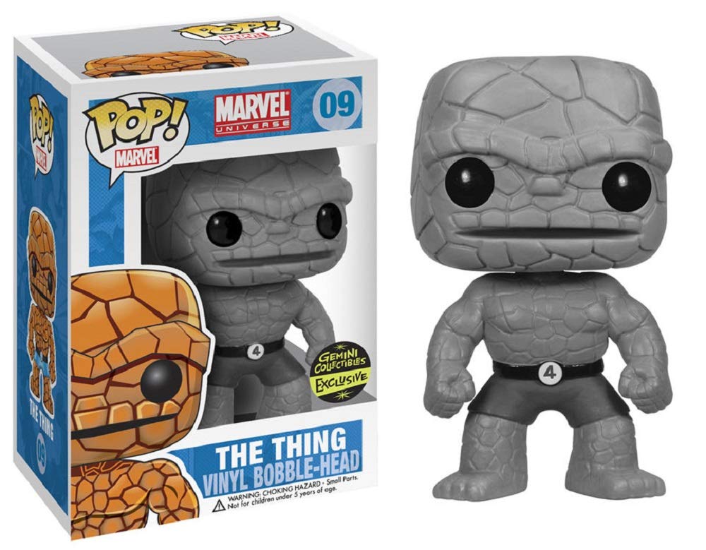 Funko Pop! Marvel - The Thing (Black & White Exclusive) #09