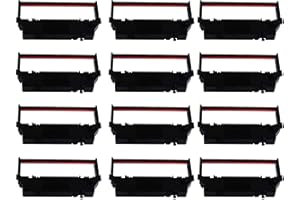 Printer Ribbon Cartridge Compatible with Star SP700, Star RC700BR, RC700, SP712, SP717, SP742, SP747, Black/Red Replacement, 