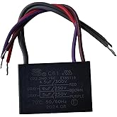 1pcs C61 4.5uF+5uF+6uF 250VAC 5 Wire Ceiling Fan Capacitor