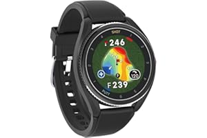 Voice Caddie T9 Black Watch Golf Navigation, Tempo Practice Mode, Automatic Shot & Putt Recognition, Height Difference Distan