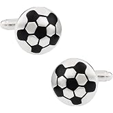 Cuff-Daddy Soccer Ball Futbol Cufflinks with Presentation Box