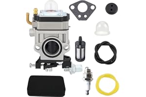 CAFEZAYO 300486 Carburetor Kits Compatible with Earthquake E43 43cc Auger Tiller Viper Engine for Powermate Tiller 43cc Carburetor with 3004156 Air Filter A201112 A200774