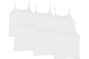 Pink Angel 6 Pack Girls Camisole Adjustable Straps