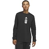 adidas Men's World Cup 26 Official Match Ball Graphic Long Sleeve T-Shirt, Black, Large