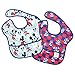 Bumkins Disney Baby Waterproof SuperBib 2 Pack, Mickey Mouse (Checkered/Classic) (6-24 Months)