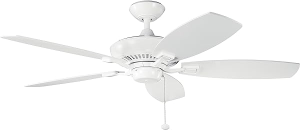 KICHLER 300117WH 52-INCH CANFIELD FAN, WHITE