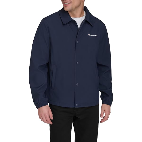 Champion Men's Coaches Jacket West Breaker Edition, navy, 2X Large