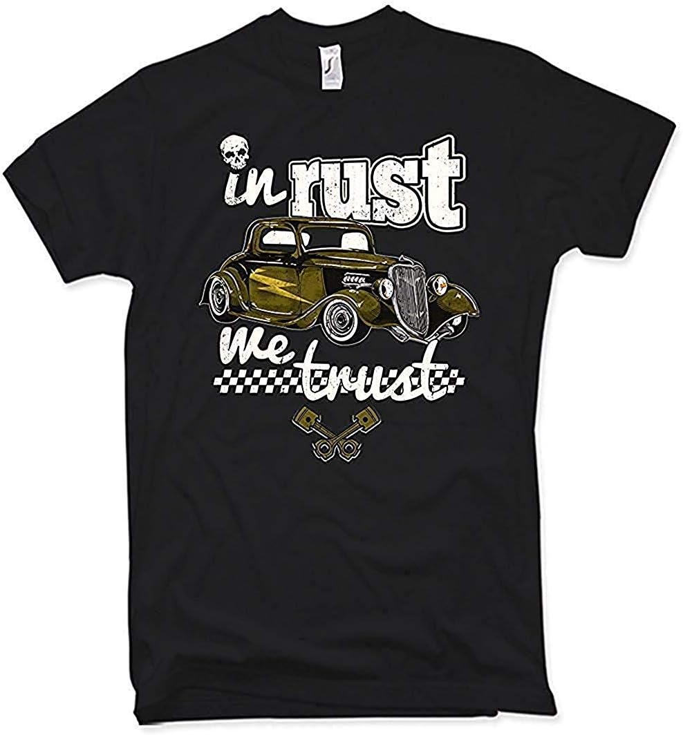 NG articlezz in Rust We Trust T-Shirt, Hot Rod, V8, Oldschool, Size S โ XXL