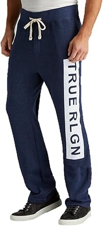 navy blue true religion sweatpants