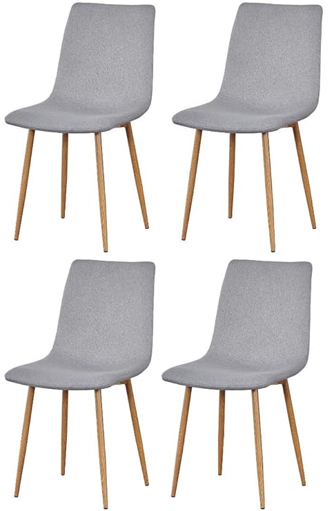 Millhouse Dining Chairs Fabric Kitchen Chairs With Sturdy Metal