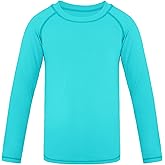 Auranso Boys Rash Guard Swim Shirt UPF 50+ Long Sleeve Sun Protection Quick Dry Shirt