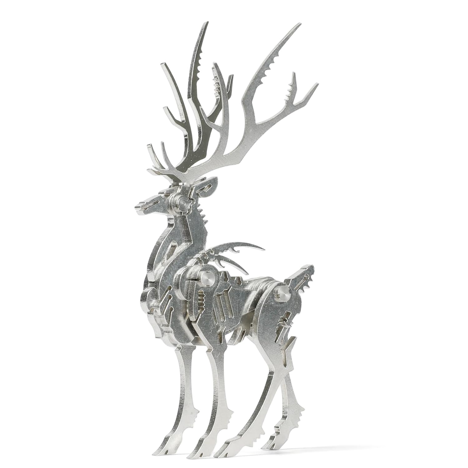 Kolotesame Mythical Forest Deer 3D Metal Puzzle Model for Adults, DIY Animal Sculpture 3D Model Kit Immersive Creative Building Art Desk Decor