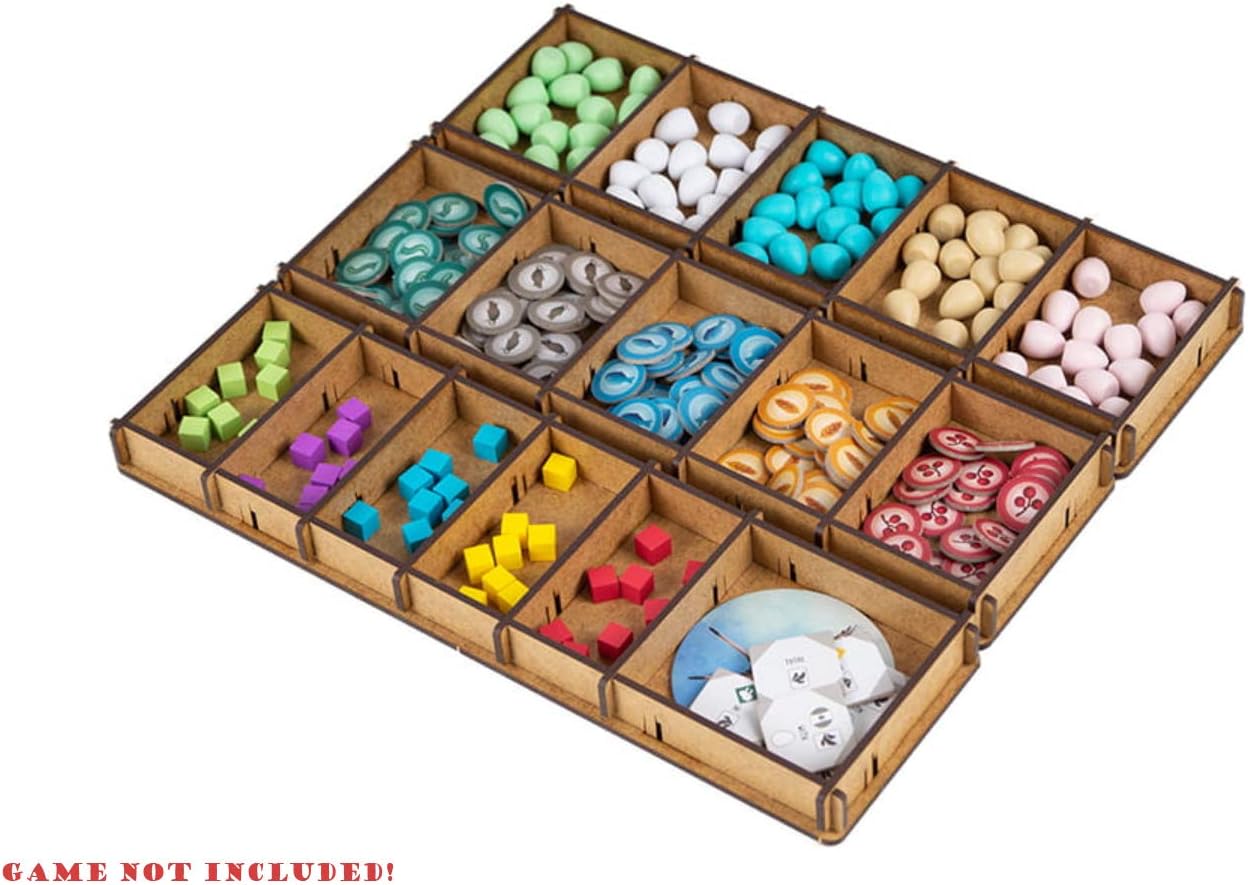 docsmagic.de Organizer Insert for Wingspan Box, Brown - Image 5
