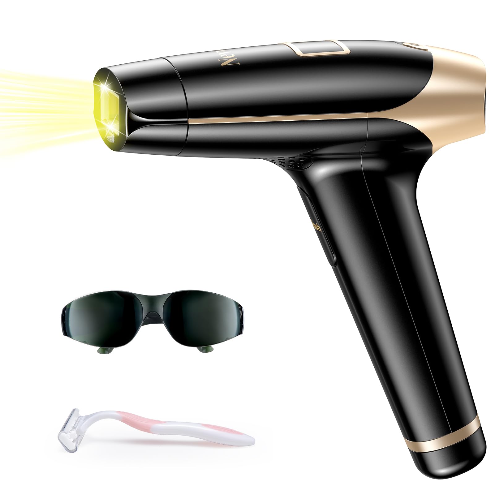 Photo 1 of Nevvue Painless IPL Hair Removal Device for Women and Men,18.6J High Output Energy and 3 Smart Modes, at-Home Hair Removal Machine for Face Bikini Line Legs Arms Armpits, Women's Day Gifts