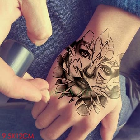 Tatouage Loup Mandala Femme Homme Temporaire