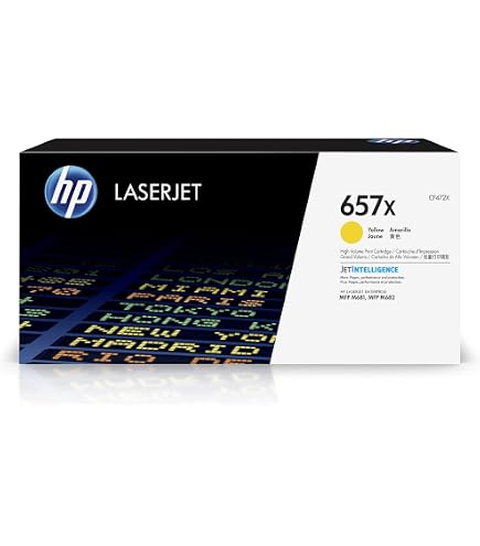 Amazon.com: HP 657X Black High-Yield Toner Cartridge | Works Color