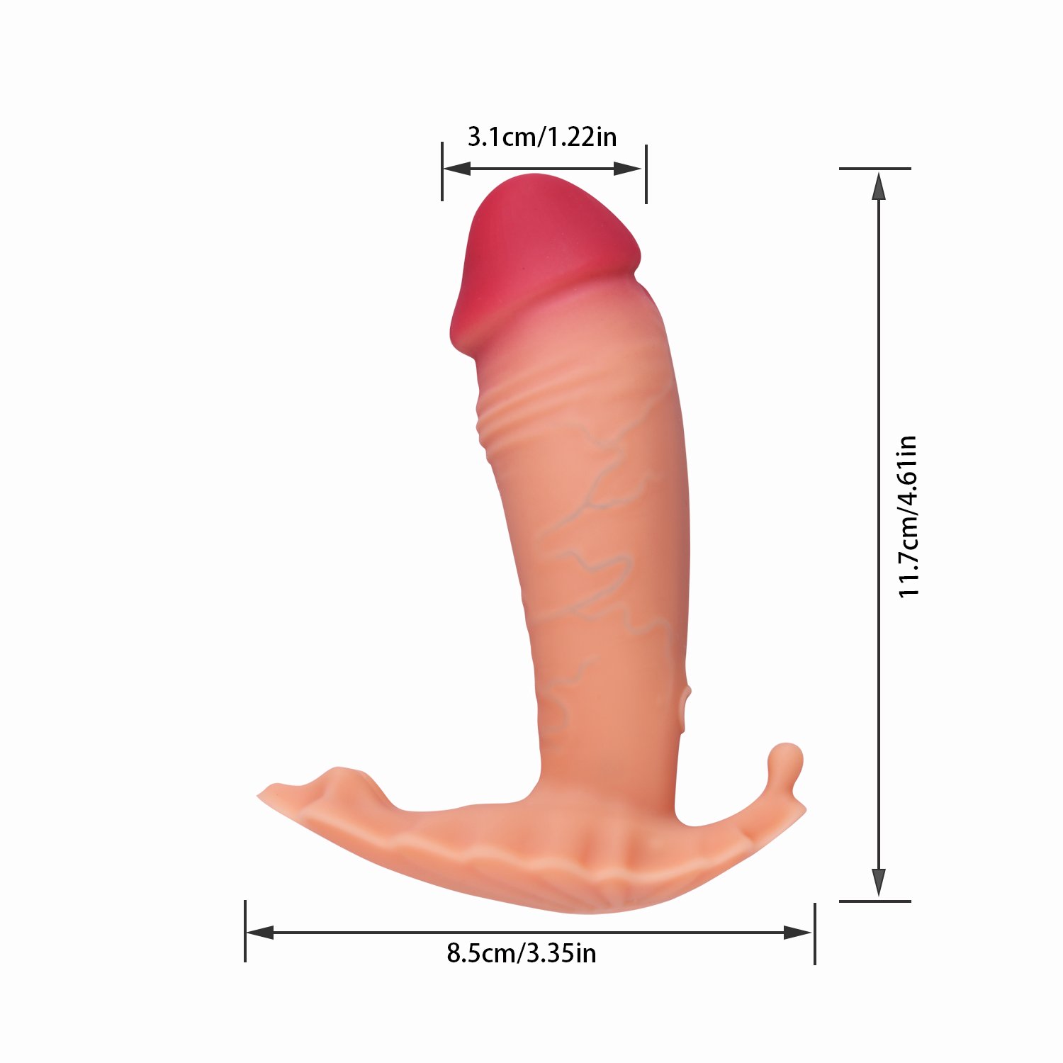Wearable Vibrator with Wireless Remote Control G Spot Dildo Vibrator for Hands-free and Clit Stimulation,Rechargeable & Waterproof Sex toys for Women or Couples