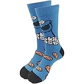 TCB Creations Cookie Cartoon Monster With Cookies Character 360 Crew Socks