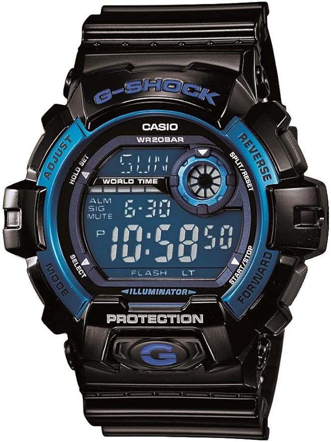casio blue watch