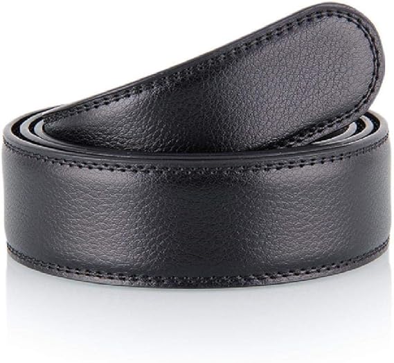 male automatic buckle belts No Buckle belt Brand Men Male Genuine Strap