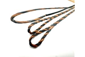 Stone Mountain Bowstrings Flemish Twist D97 Recurve Traditional Bowstring Replacement Bowstrings for Recurve Style Archery Bows Nok Sets