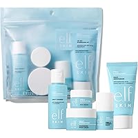 e.l.f. SKIN Holy Hydration Jet Set Hydration Kit, Travel Friendly Hydrating Skincare Set, Face Cleanser, Balm, Moisturizer, E