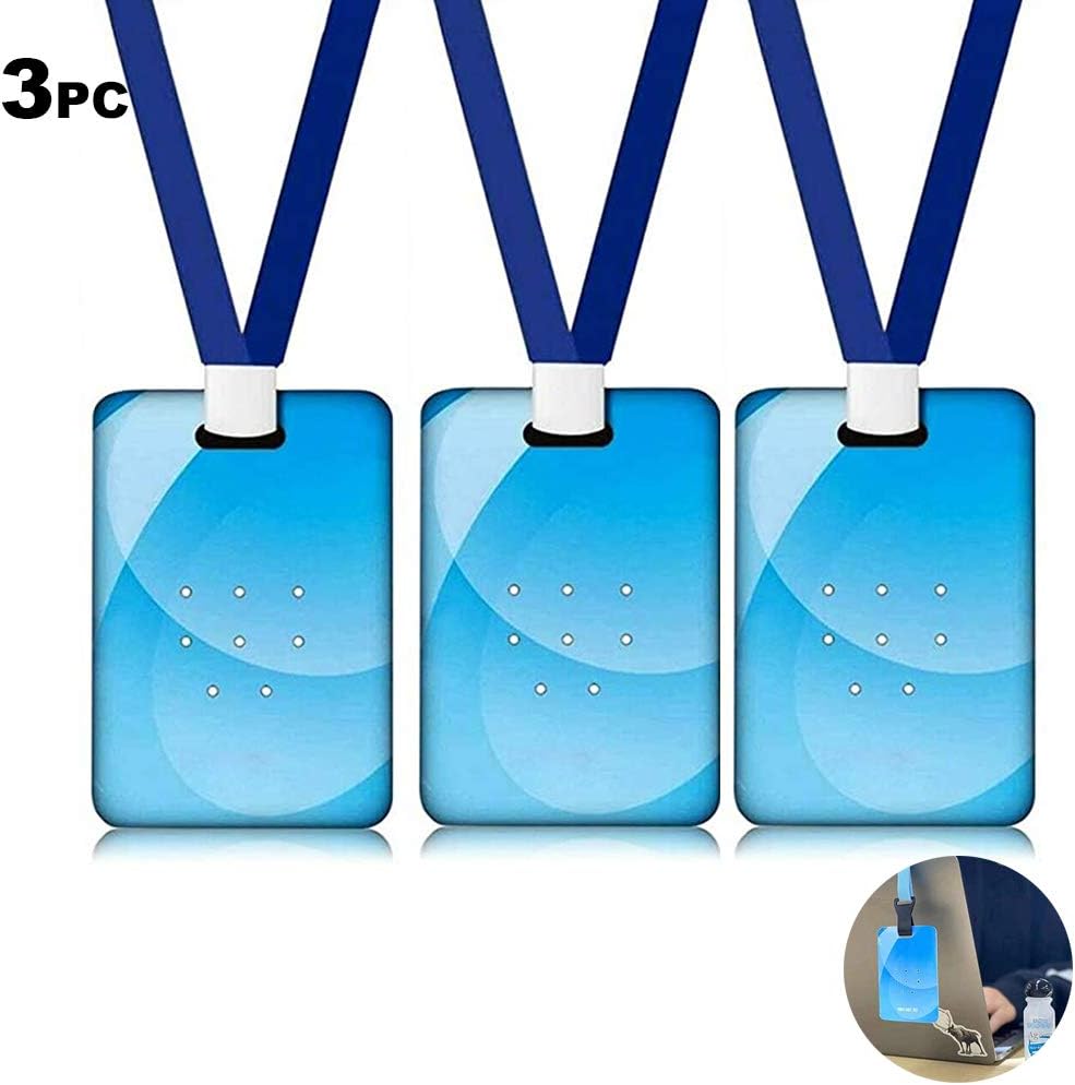 3 Pack Portable Air Sterilization Card Air Purifying Card Space Disinfection Protection Card for Home, School, Company, Hospital, Traffic