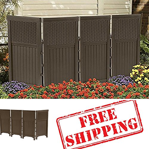 Buy Outdoor Privacy Screen,Resin Wicker Outdoor Screen Enclosure