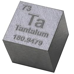 Tantalum Cube - 10mm Pure Metal Element Cubes