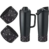 BKBY 2PCS Silicone Boot Compatible with Owala 30oz & 40oz FreeSip Sway Bottles & Tumblers, Protective Anti-Slip Bottom Cover Sleeve for Freesip Sway Tumbler