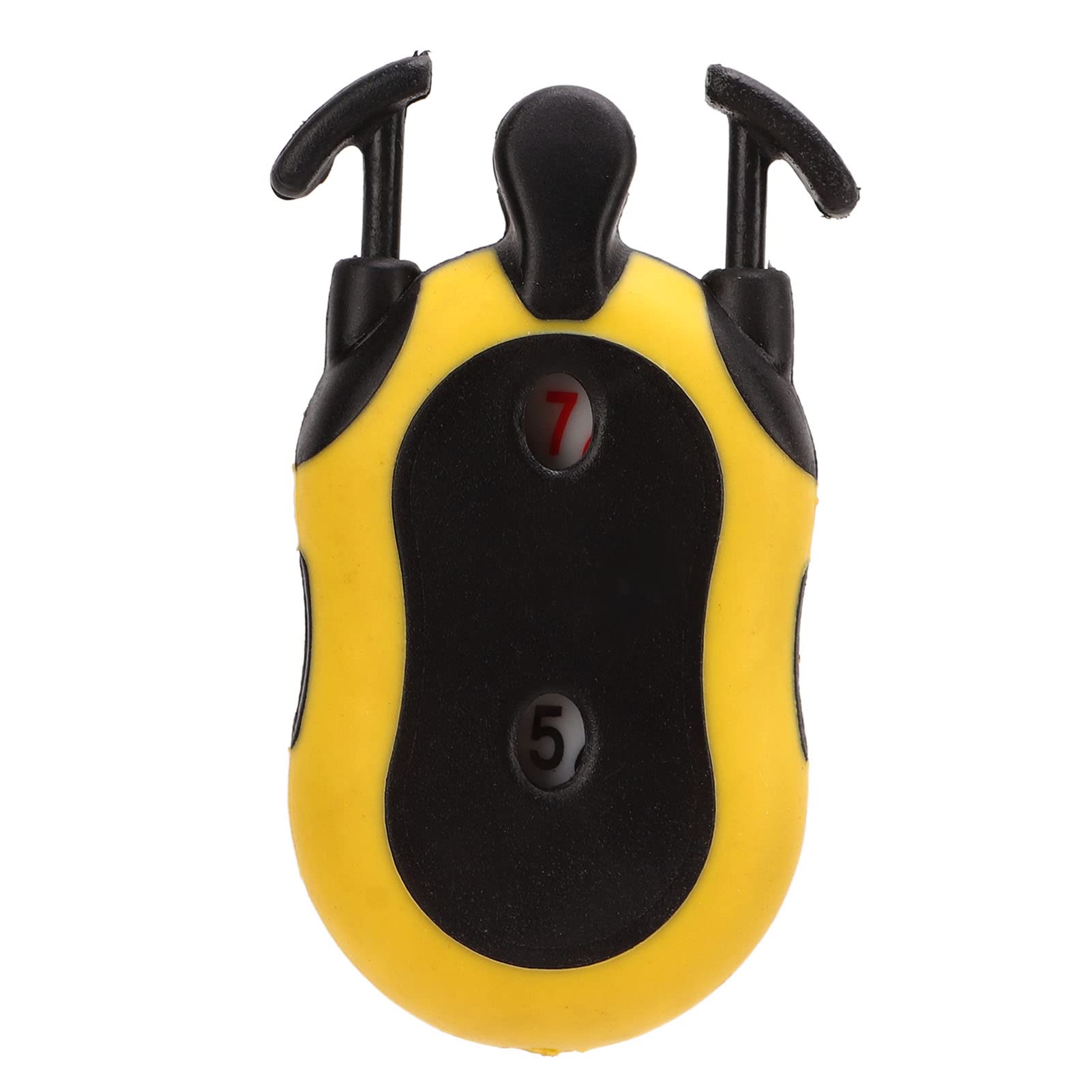 Leapiture Golf Scorer Counter Golf Stroke Counter Plastic Dual Digits Squared Portable Golf Score Counter with Key Chain for Practicing Tournaments