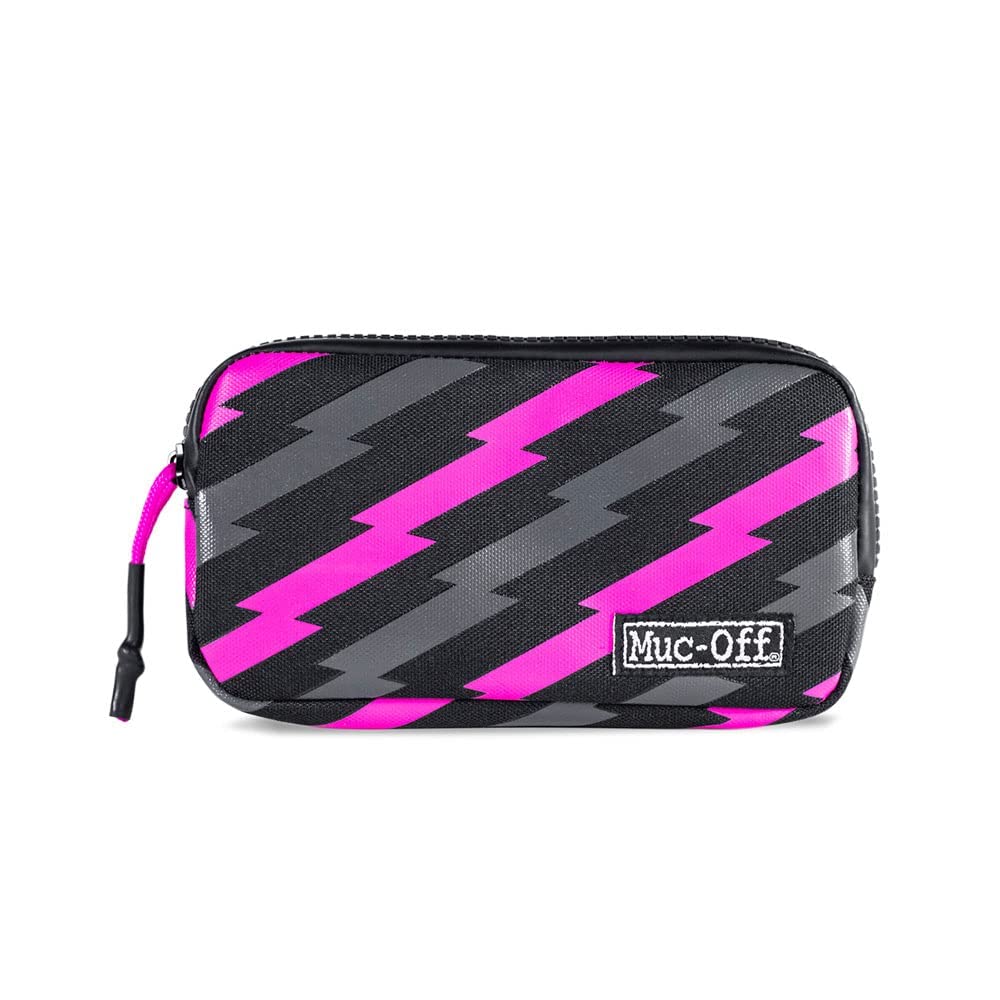 Muc-Off Essentials Case, Bolt - Tough 900D Polyester Fabric Storage Pouch With Zip - Ideal For Storing Spare Inner Tubes, Tyre Levers, Keys And Phone