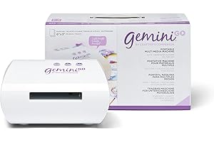 Crafter's Companion GeminiJets Gemini Go (North America Version) Embossing and Die Cutting Machine, White, 11.6 x 8.6 x 7.8 i