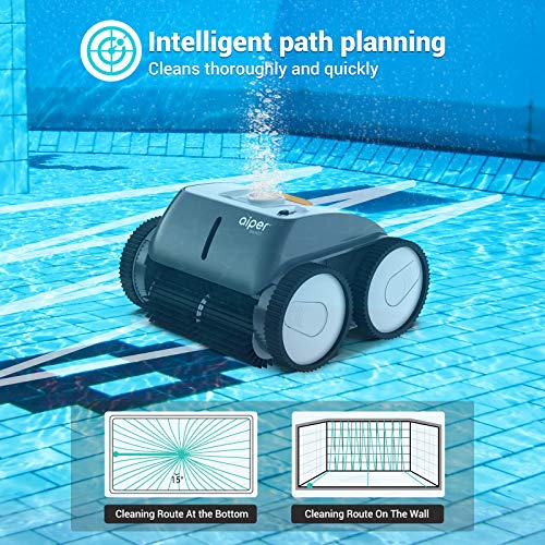 AIPER SMART Cordless Robotic Pool Cleaner, WallClimbing, TripleMotor