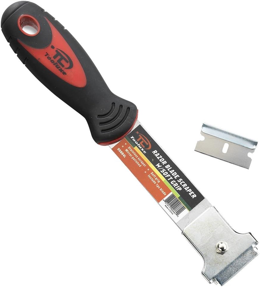 Tooluxe Tools Soft Grip Razor Blade Paint Scraper Amazon.ca Tools