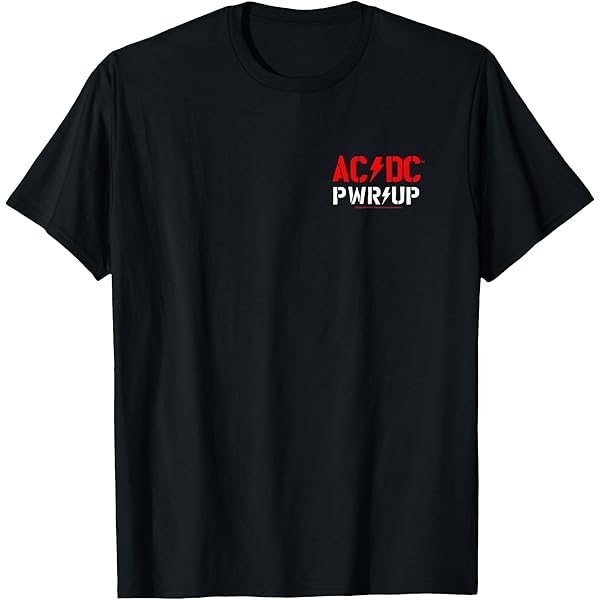 Amazon.com: AC/DC PWR UP 2025 European Tour T-Shirt : Clothing